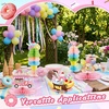 image:imageOutus 6 Pcs Ice Cream Party Table Decorations Set Ice Cream Honeycomb Centerpieces Dessert Theme Party Table Centerpieces Set for Sweet One Baby Shower Birthday Themed PartiesDoughnut