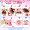image:imageOutus 6 Pcs Ice Cream Party Table Decorations Set Ice Cream Honeycomb Centerpieces Dessert Theme Party Table Centerpieces Set for Sweet One Baby Shower Birthday Themed PartiesDoughnut