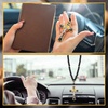 image:imageOutus Car Rosary Rearview Vehicle Mirror Beads Catholic for Women Black Rosary for Men Cross for Car Mirror Hanging Medal Cross Saint for Auto Decors Christian Gift