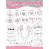 image:imageRQAYE Silver Shoe Charms for Sneakers Junk Socks Charms Kit Brooches and Pins for Women Pearl and Rhinestone Sock Charm with Safety PinsDIY Accessories for Decorating and Personalizing SocksSliver