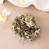image:imageSELOVO Rhinestone Glitter Flower Brooch Pin Jewelry Scarf Accessory Vintage Gold ToneBrown