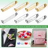 image:imageShappy 100 Pieces Brooch Pin Backs Bar Pins Backs for Crafts Safety Clasp with Plastic Box Gold and Silver 4 Sizes 20 25 32 and 38 mmGold  Silver