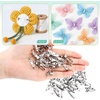 image:imageShappy 100 Pieces Brooch Pin Backs Bar Pins Backs for Crafts Safety Clasp with Plastic Box Gold and Silver 4 Sizes 20 25 32 and 38 mmSilver Brushed Silver