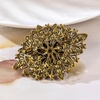 image:imageVintage Art Deco Crystal Rhinestone Brooch Pin for WomenBrown