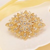 image:imageVintage Art Deco Crystal Rhinestone Brooch Pin for WomenRose Gold