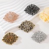 image:imageVintage Art Deco Crystal Rhinestone Brooch Pin for WomenSilver