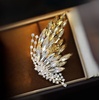 image:imageVintage Gold Brooches and Pins for Women Large Womens Rhinestone Brooch PinButterfly Wing