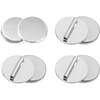 image:image4 Pairs Mini Magnetic Pin Brooch Converters Magnetic Clasps for Clothing Metal Pin Backs Almost Invisible Magnet Pin Converter for Hijab Scarf Shawls Thin Fabricwhite k color