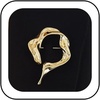image:imageGold Statement Simple Hollow Brooch Pin for Women Vintage Unique Hammered Irregular Geometric Brooch Suit Costume Chest Accessories Y2K Jewelry GiftGold1