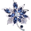 1Pcs Navy Blue Flower