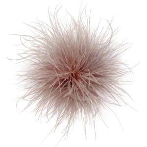 image:imageDainty Feather Flower Large Brooch Pin for Women Men Elegant Oversized Floral Lapel Pins Shawl Dress Suit Clothes Accessories Wedding Party Dance Banquet Fashion Jewelry 150mmPink Brown
