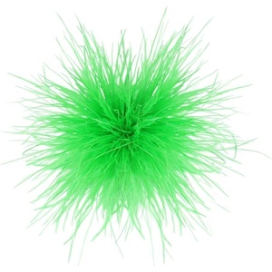 image:imageDainty Feather Flower Large Brooch Pin for Women Men Elegant Oversized Floral Lapel Pins Shawl Dress Suit Clothes Accessories Wedding Party Dance Banquet Fashion Jewelry 150mmGrass Green