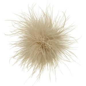 image:imageDainty Feather Flower Large Brooch Pin for Women Men Elegant Oversized Floral Lapel Pins Shawl Dress Suit Clothes Accessories Wedding Party Dance Banquet Fashion Jewelry 150mmChampagne