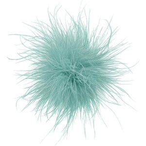 image:imageDainty Feather Flower Large Brooch Pin for Women Men Elegant Oversized Floral Lapel Pins Shawl Dress Suit Clothes Accessories Wedding Party Dance Banquet Fashion Jewelry 150mmMint Green