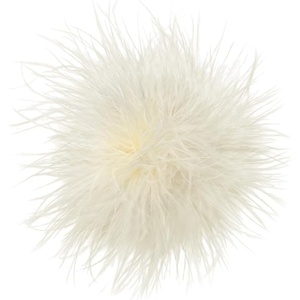 image:imageDainty Feather Flower Large Brooch Pin for Women Men Elegant Oversized Floral Lapel Pins Shawl Dress Suit Clothes Accessories Wedding Party Dance Banquet Fashion Jewelry 150mmBeige