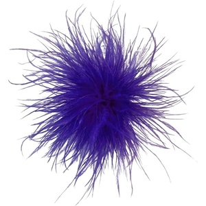 image:imageDainty Feather Flower Large Brooch Pin for Women Men Elegant Oversized Floral Lapel Pins Shawl Dress Suit Clothes Accessories Wedding Party Dance Banquet Fashion Jewelry 150mmPurple