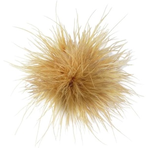 image:imageDainty Feather Flower Large Brooch Pin for Women Men Elegant Oversized Floral Lapel Pins Shawl Dress Suit Clothes Accessories Wedding Party Dance Banquet Fashion Jewelry 150mmGold