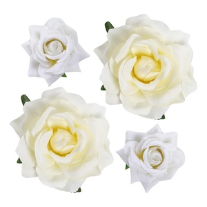 image:imageTopbuti Rose Hair Clip Flower Hairpin Brooch Floral Clips 4 Pcs Fabric Rose Flowers Hair Clips Mexican Hair Flowers Pin up Headpieces for Woman Girl Wedding Party Mothers DayWhite