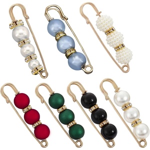 image:imageiminoo 7 Pcs Fashion Brooch Pins Sweater Shawl Pins for Women Girls Clothing Dresses Decoration AccessoriesMulticolor