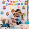 image:imageOutus 20 Pcs Happy Birthday Bulletin Board Set Birthday Chart Classroom Wall Decoration Cutouts BDay Calendar Poster for School Class Bulletin Board Teaching SupplyBright StyleBright Style