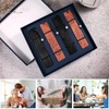 image:imageOutus 4 Pcs Wooden Bookmarks for Men Women Book Lovers Back to School Gifts  Men WomenHandmadeNatural CarvingBook LoversGiftBack to SchoolPlant Style