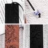 image:imageOutus 4 Pcs Wooden Bookmarks for Men Women Book Lovers Back to School Gifts  Men WomenHandmadeNatural CarvingBook LoversGiftBack to SchoolPlant Style