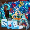 image:imageOutus 48 Pcs Shark Party Favor Bags Blue Shark Birthday Gift Bags with Handles Ocean Animal Goodie Candy Pouch for Sea Animal Party Decorations24