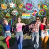 image:imageOutus 60s 70s Hippie Theme Birthday Party Decorations Foil Swirl Decorations 60s 70s Peace out Sign Groovy Daisy Retro Flower Power Cutouts Hanging Swirls Ceiling for Birthday 30 CountLovelyNovel