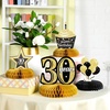 image:imageOutus 8 Pieces 30th Birthday Decorations Honeycomb Centerpieces for Women Men Table Toppers 30th Table Decorations for Thirty Years Birthday Party