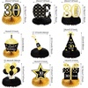image:imageOutus 8 Pieces 30th Birthday Decorations Honeycomb Centerpieces for Women Men Table Toppers 30th Table Decorations for Thirty Years Birthday Party