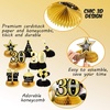image:imageOutus 8 Pieces 30th Birthday Decorations Honeycomb Centerpieces for Women Men Table Toppers 30th Table Decorations for Thirty Years Birthday Party