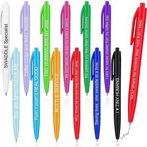 image:imageOutus 12 Pieces Nicu Retractable Nurse Pens Funny Quotes Metal Stylus Ballpoint Pens Funny Sarcastic Gifts for Nurse Adult Office Supplies Coworkers Medical Assistant Gift12