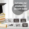 image:imageOutus 90 Pcs Graduation 2026 Decoration Label Sticker  Congrats Grad Mini Candy Bar Wrapper Class of 2026 Party Supplies for High School College Nursing Grad Candy Not Included Red and WhiteBlack White