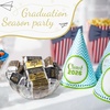 image:imageOutus 90 Pcs Graduation 2026 Decoration Label Sticker  Congrats Grad Mini Candy Bar Wrapper Class of 2026 Party Supplies for High School College Nursing Grad Candy Not Included Red and WhiteBlack and Gold
