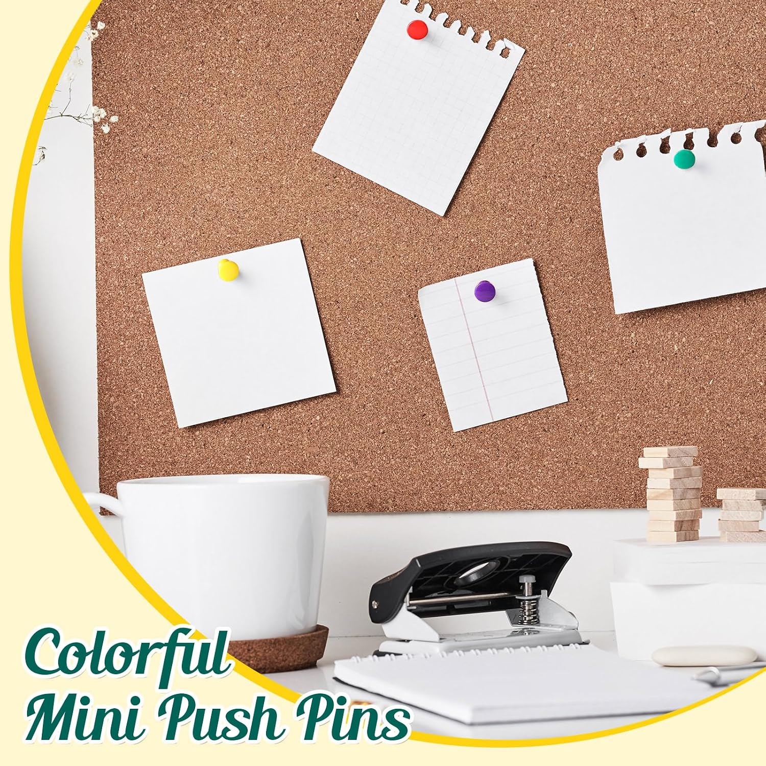 image:imageOutus 60 Pcs Giant Push Pins Jumbo Tacks 118inch Plastic Head for Cork Board Map Posters Decorations Gifts Office School Supplies TransparentColorful
