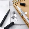 image:imageOutus 12 Pcs Pen Holders for Clipboard Metal Pen Clip Holder Attachment with Adjustable Spring Loops Organizer Manganese Steel Clip for Notebook and Home Office PocketVertical StyleSilverSilver