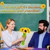 image:imageOutus 12 Pcs Sunflower Pens Bulk Gifts for Women Ot Month Mothers Day Appreciation Creative Artificial Yellow Flower Gel Ink Desk Accessories Office Decor Floral Writing 05 mm Ballpoint Party Favor