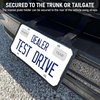 image:imageOutus 2 Pcs Rubber Demo License Plate Holder for Car Dealers Hanging Drive Tag Bracket Frame Cover for Test Drive Temporary Vehicle Dealership4