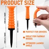 image:imageOutus 20 Pack Plastic Golf Tees with Soft Rubber Top 3 14 Inch Golf Tees Reduce Friction amp Side Spin Stable Ball Support for Drivers amp Irons Practice amp Tournament Use Multiple Colors