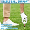 image:imageOutus 20 Pack Plastic Golf Tees with Soft Rubber Top 3 14 Inch Golf Tees Reduce Friction amp Side Spin Stable Ball Support for Drivers amp Irons Practice amp Tournament Use Multiple Colors