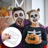 image:imageOutus 25 Pcs Halloween Stencils for Painting 53 Inch Reusable Plastic Halloween Pumpkin Face Stencils Drawing Pumpkin Carving Template for Painting Crafts on Wood Paper Window