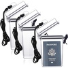 image:imageOutus 3 Pcs Waterproof ID Badge Holder Case with Waterproof Buckle 472 x 295 x 157 Inches Floating Sport Case Locker with Adjustable Hanging Rope Plastic Card Dry BoxClear Gray Blue ClassicClear