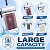 image:imageOutus 3 Pcs Waterproof ID Badge Holder Case with Waterproof Buckle 472 x 295 x 157 Inches Floating Sport Case Locker with Adjustable Hanging Rope Plastic Card Dry BoxClear Gray Blue ClassicClear