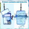 image:imageOutus 3 Pcs Waterproof ID Badge Holder Case with Waterproof Buckle 472 x 295 x 157 Inches Floating Sport Case Locker with Adjustable Hanging Rope Plastic Card Dry BoxClear Gray Blue ClassicRose  Blue  Black
