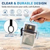image:imageOutus 3 Pcs Waterproof ID Badge Holder Case with Waterproof Buckle 472 x 295 x 157 Inches Floating Sport Case Locker with Adjustable Hanging Rope Plastic Card Dry BoxClear Gray Blue ClassicClear  Gray  Blue