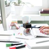 image:imageOutus 4 Pieces Magnetic Paper Clip Dispenser Holder Paperclip Dispenser for Desk School OfficeBlackBlack