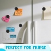 image:imageOutus 45 Pieces Bright Round Whiteboard Magnets 3 cm Refrigerator Magnets Dry Board Mini Fridge Teacher Supplies for Home OfficesBlack