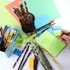 image:imageOutus 50 Pcs Halloween Pencils Bulk for Kids with Erasers Ghost Pumpkin Black Cat Spider Assorted Patterns Wood Halloween Themed Stationery Pencils for Party Favor Supplies 10 Styles