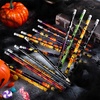 image:imageOutus 50 Pcs Halloween Pencils Bulk for Kids with Erasers Ghost Pumpkin Black Cat Spider Assorted Patterns Wood Halloween Themed Stationery Pencils for Party Favor Supplies 10 Styles