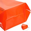 image:imageOutus 50 Pieces Halloween Jack O Lantern Pumpkin Treat Bags Flat Cellophane Orange Treat Candy Bags Halloween Plastic Party Favor Decor for Bakery Popcorn Cookie Candy Dessert with Gold Twist Ties50